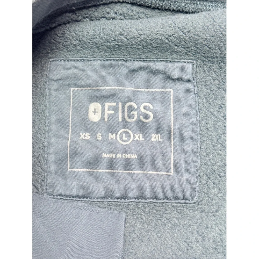 Figs Mens Fleece Lined Jogger Sweatpants Blue Gray M22LW2006 Size Large